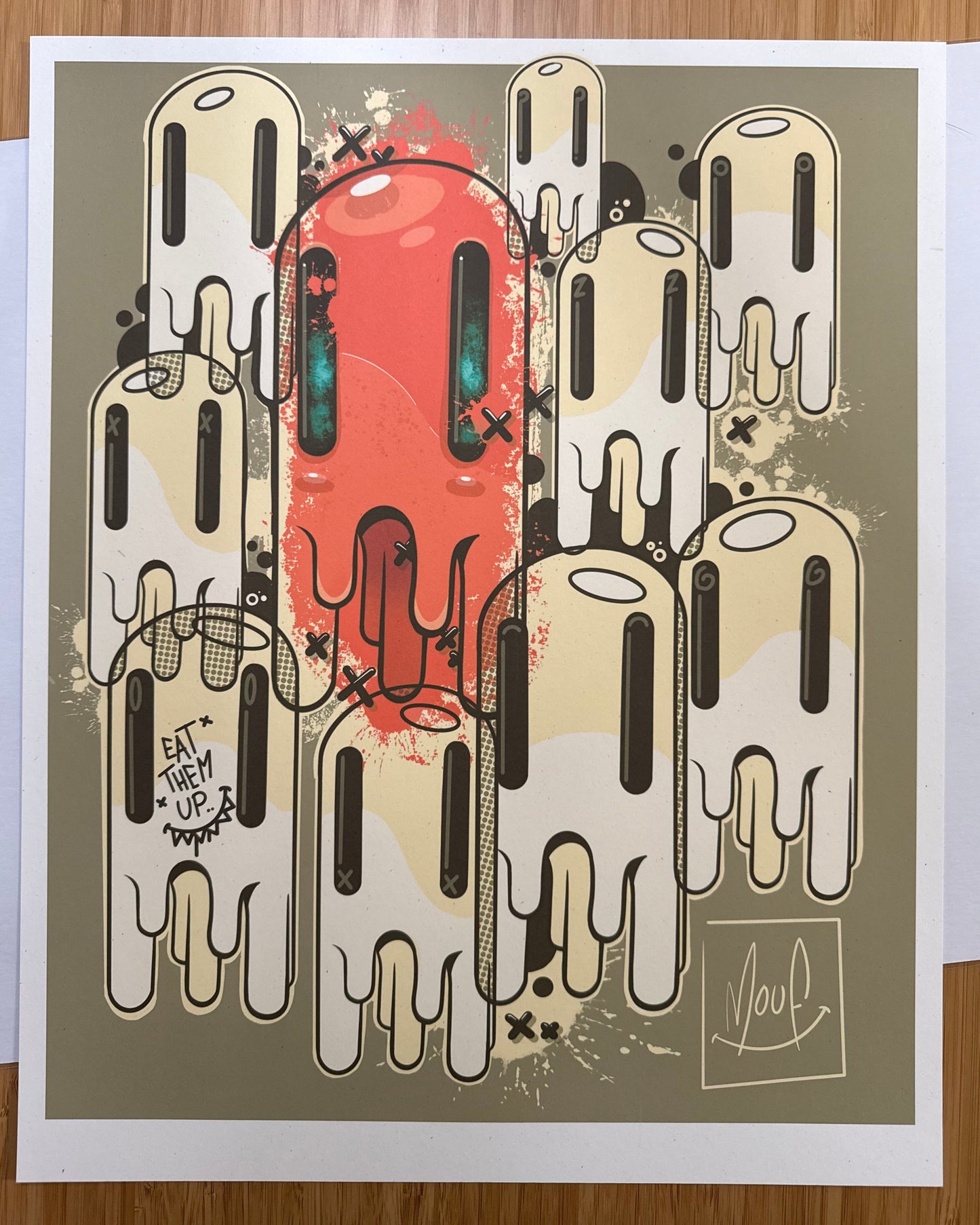 EAT THEM UP PRINT